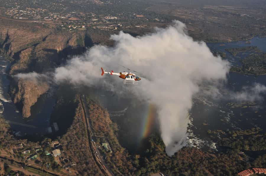 12-15 minutes Helicopter flight over the Victoria Falls - What the One-Hour Experience Actually Includes