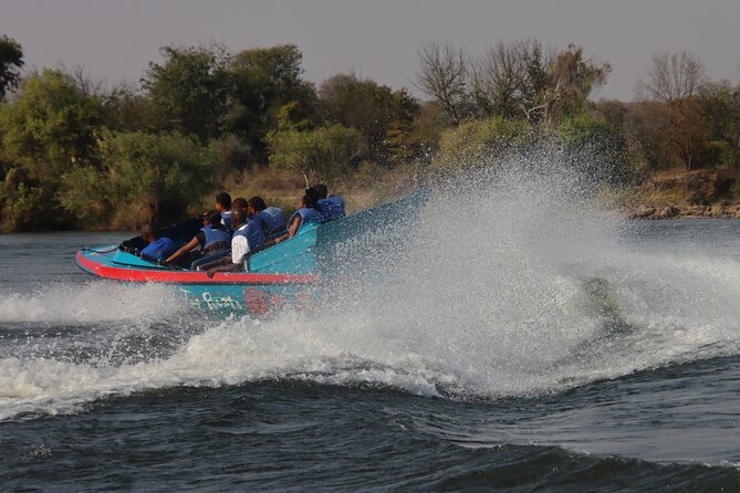 Adrenaline Jet Boat Safari in Victoria Falls - Entering Zambezi National Park by Jet Boat