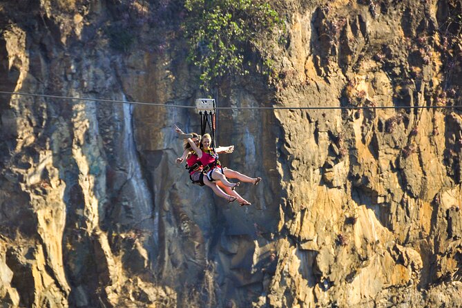 BigAir Experience: Bungee,Swing & Slide from Victoria Fall Bridge - Watching the footage at the cafe