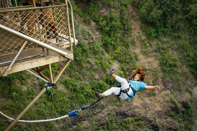 BigAir Experience: Bungee,Swing & Slide from Victoria Fall Bridge - The Bridge Cafe and the safety briefing
