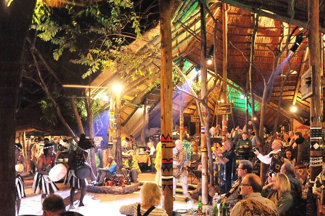 Boma Dinner, Dance and Drum Show in Victoria falls Town - Drumming, dancing, and joining the show