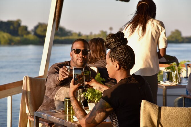 Dinner Cruise on the Zambezi River - A four-course dinner with an open bar