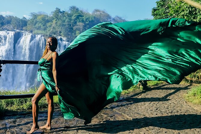 Flying Dress Victoria Falls - Creative locations beyond the waterfalls