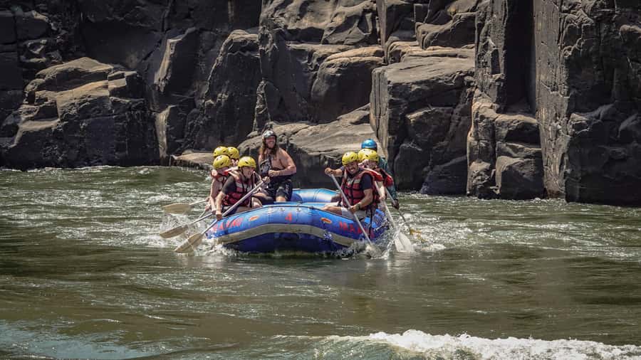 From Kasane: Full-Day White Water Rafting - The safety briefing sets the tone