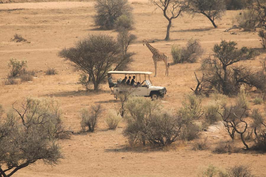 Game drive in Victoria Falls - The early start and the first miles by 4x4