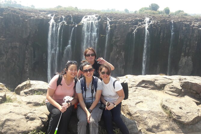 Guided Tour of The Victoria Falls and flight of angels - The Big Tree stop before the spray
