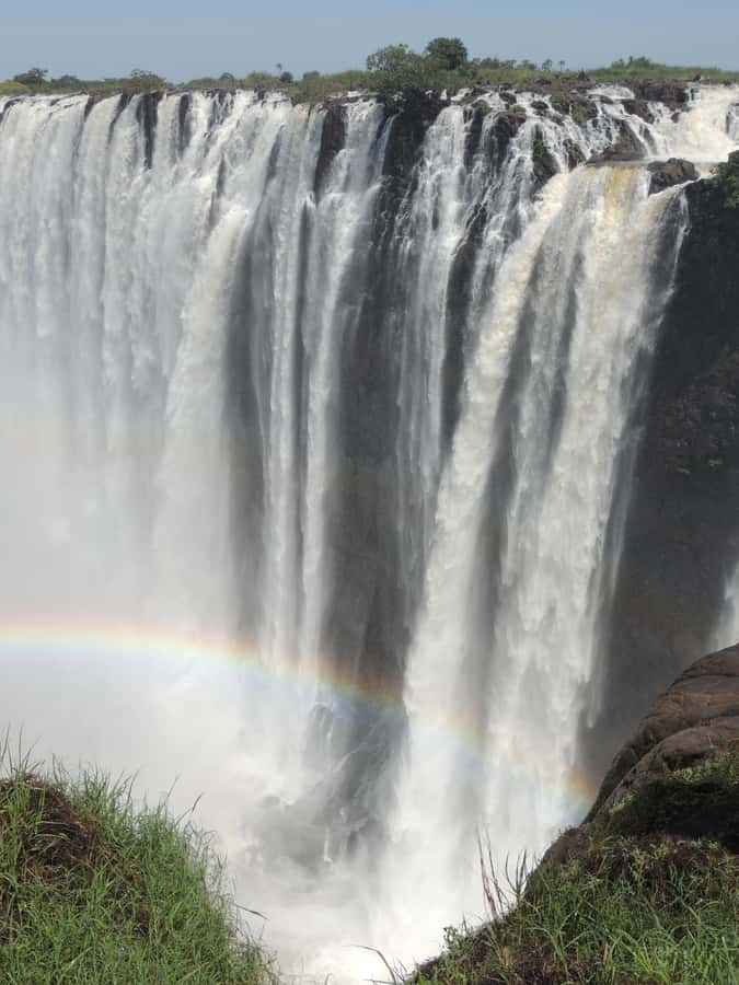 GUIDED TOUR OF THE VICTORIA FALLS ON THE ZAMBIAN SIDE - Peak flow or dry season?