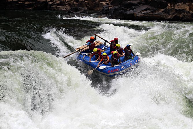 Half Day Zambezi Whitewater Rafting - From Victoria Falls pickup to the river
