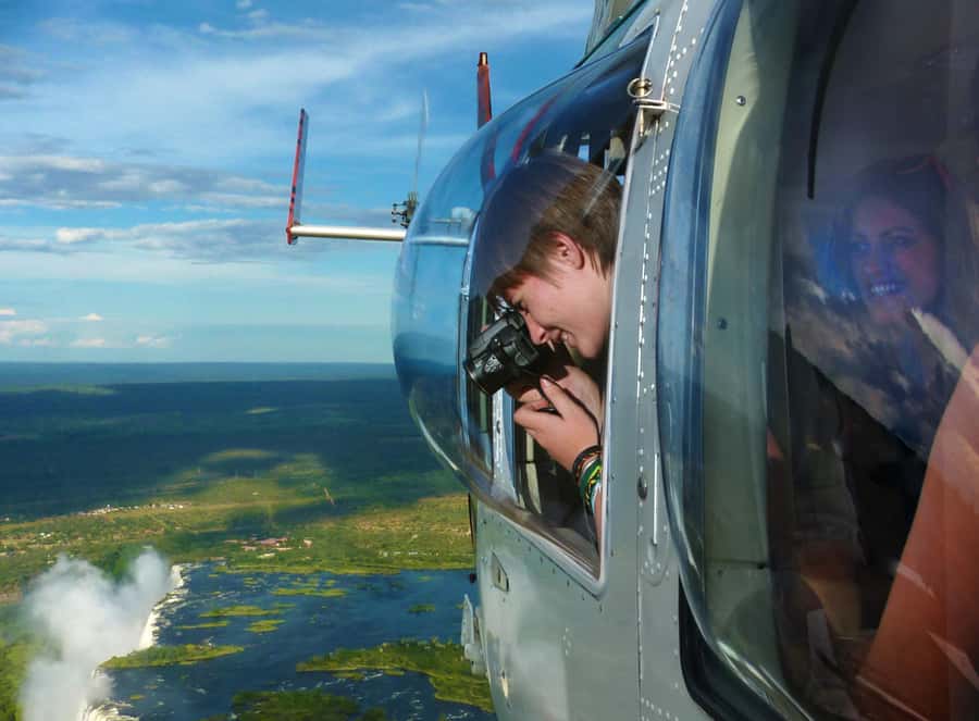 Helicopter Flight Over the Victoria Falls - Key points at a glance