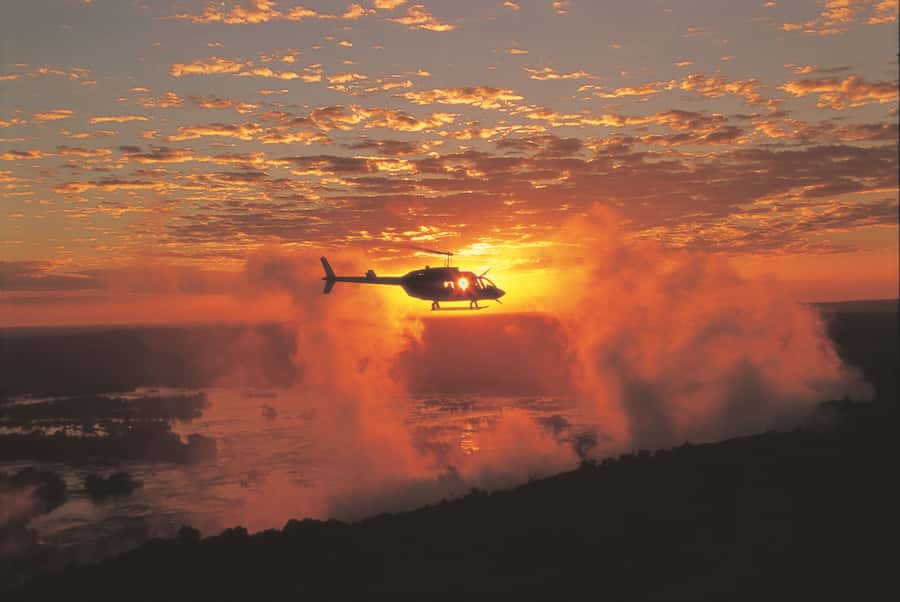 Helicopter Flight Over the Victoria Falls - Wildlife sightings from the air