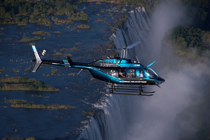 Helicopter Flight+window Seat Guarantee over the Victoria Falls - Planning the timing and cancellation