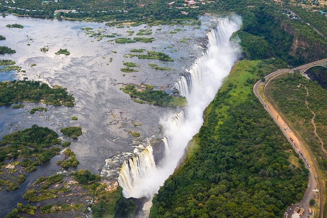 Helicopter Scenic Flight over Victoria Falls 25-27 Minutes Game - From hotel pickup to the Zambezi National Park helipad