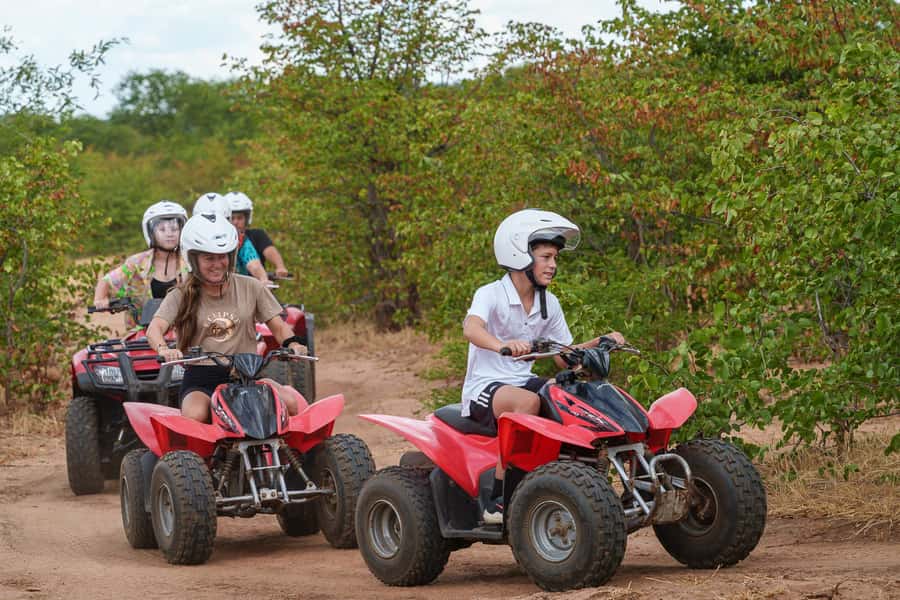 Livingstone Quad Biking: 60-Minute Eco Trail - Getting comfortable on the quad bike