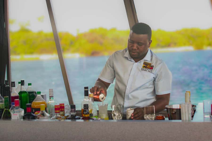 Riversong Sunset Luxury Zambezi Cruise - Drinks, Hors d’oeuvres, and Service