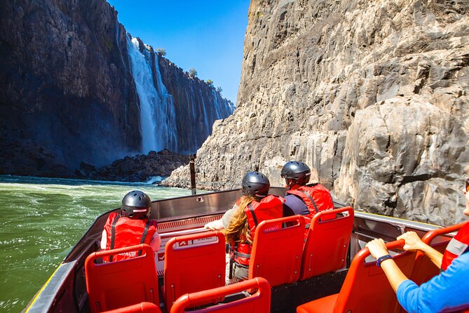 Shearwater Adventure Jet Boat Experience in Victoria Falls - Group size, transport, and timing