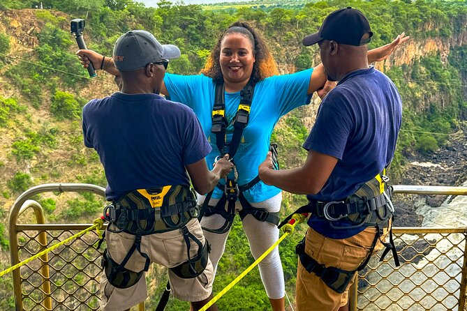 Shearwater Bungee Jump Victoria Falls Bridge - Recovery From the Gorge to the Catwalk