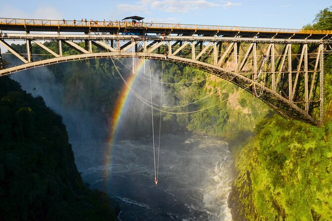 Shearwater Bungee Jump Victoria Falls Bridge - What the $168 Price Includes