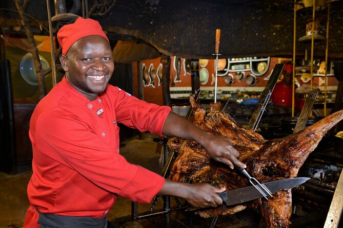 The Boma Dinner, Dance And Drum Show In Victoria Falls - The robe, hand-washing ceremony, and local welcome