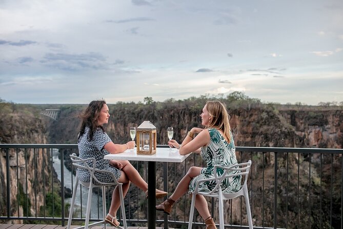 The Lookout Café Lunch In Victoria Falls - South African wine and a casual setting