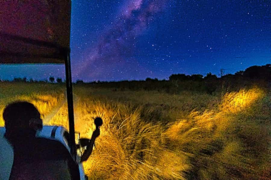 VicFalls: Stargazing Moonlight Safari with 4x4 (GB-F-ES-D) - The night sky is more than a filler activity