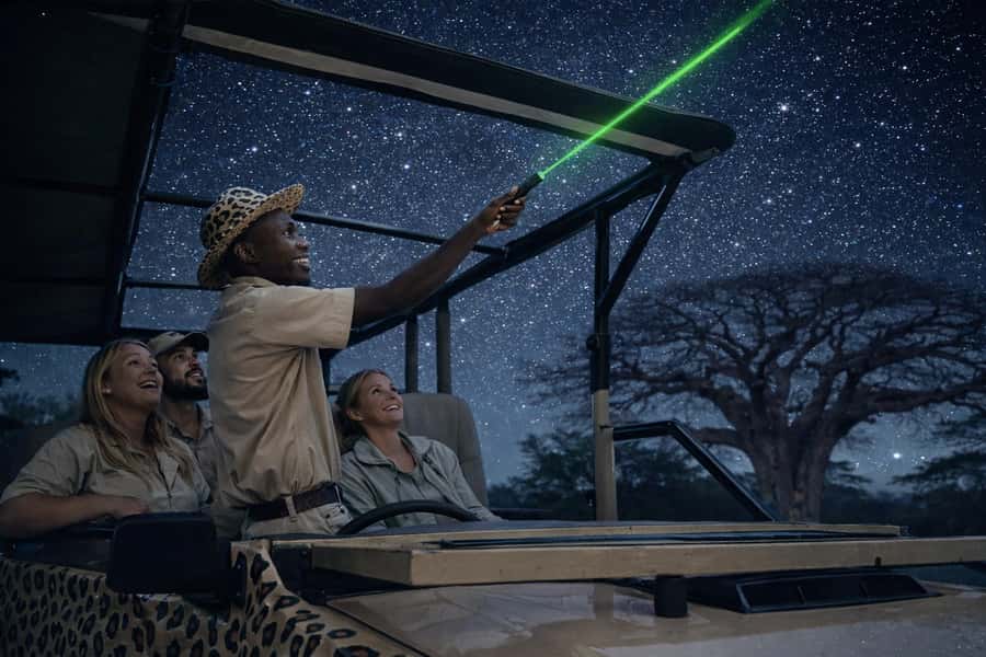 VicFalls: Stargazing Moonlight Safari with 4x4 (GB-F-ES-D) - Searching for elephants and other night wildlife