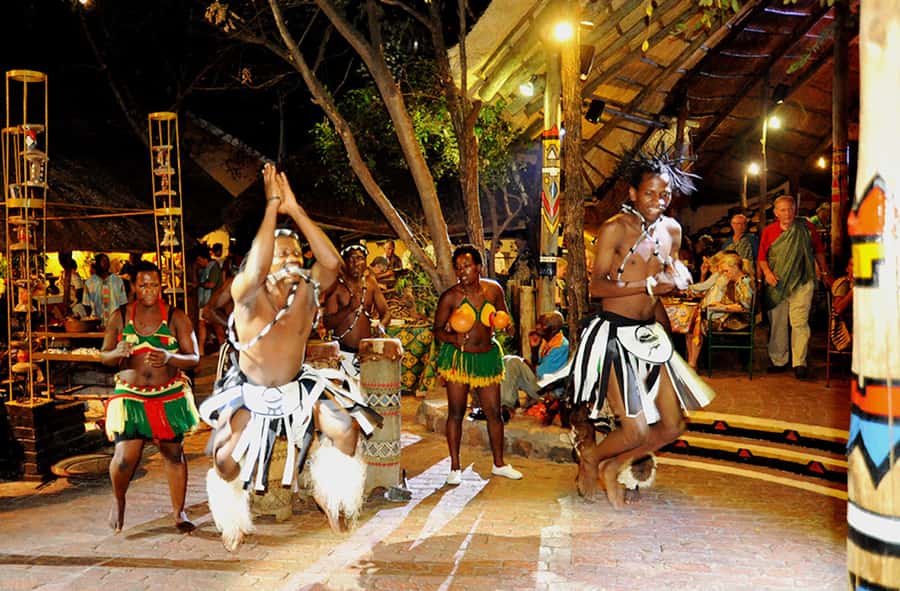 Victoria Falls: Boma Dinner and Drum Show - Arriving in traditional dress at Squire Cummings Road