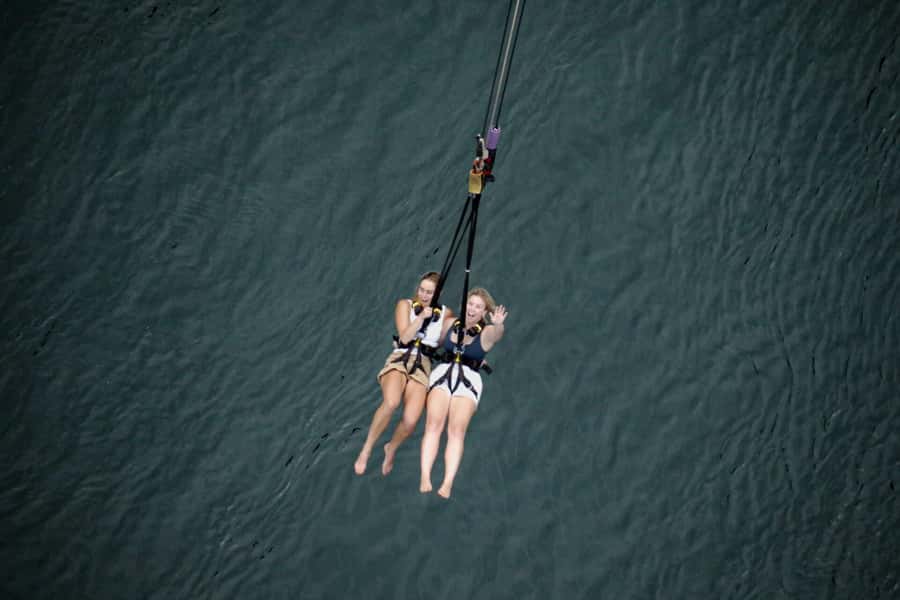 Victoria Falls: Bridge Swing - Choosing forward, backward, or tandem