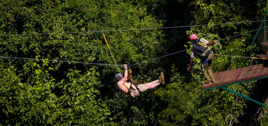 Victoria Falls: Canopy Tour with Transfers - Reaching the forest from Victoria Falls Town