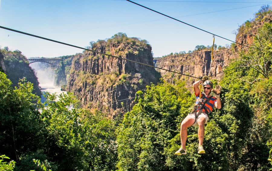 Victoria Falls: Canopy Tour with Transfers - The cable bridge adds a slower, closer view