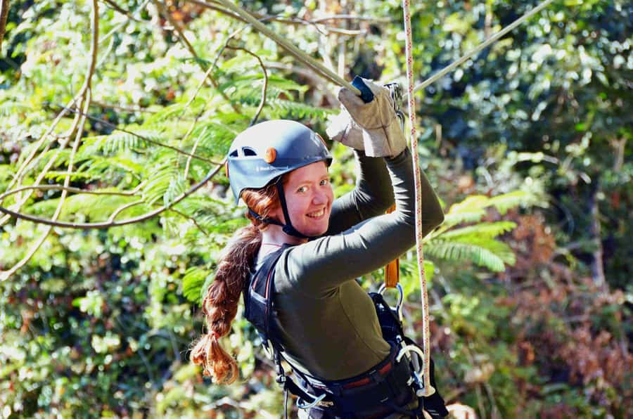 Victoria Falls: Canopy Tour with Transfers - A careful safety briefing before the first slide