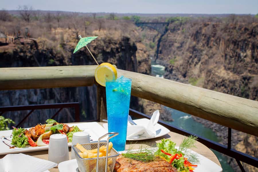 Victoria Falls: Cultural Tour with High Tea - Lookout Café above the Zambezi rapids