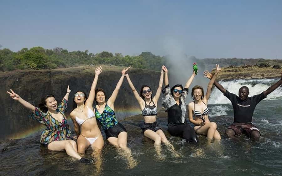 Victoria Falls: Devil's Pool High Tea - From hotel pickup to the Zambezi