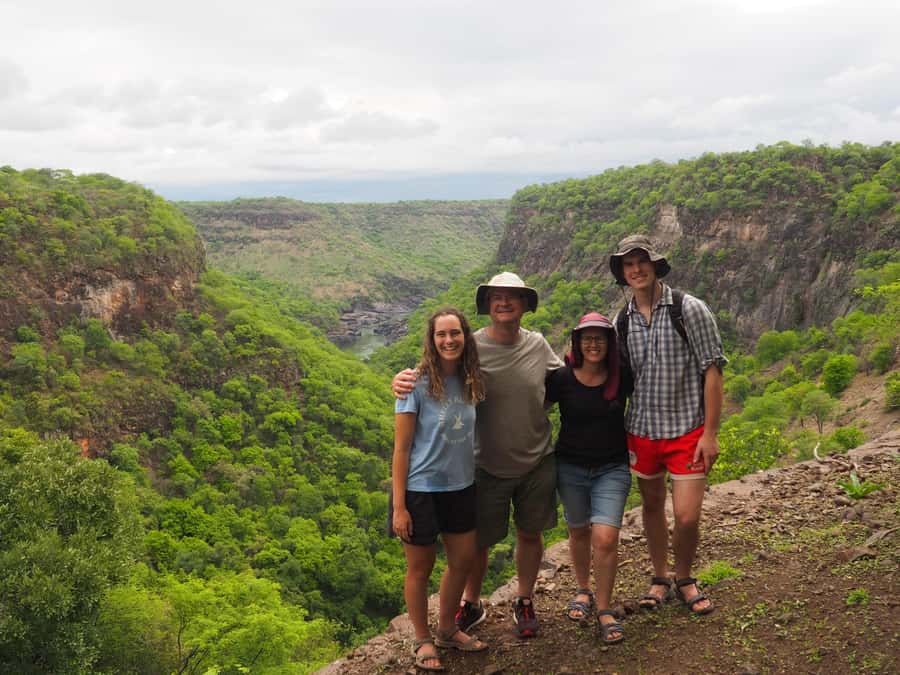 Victoria Falls Gorge Hike & Farm to Table Village Lunch - Zambezi River views from below