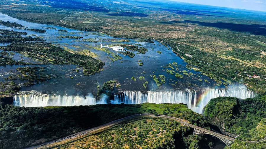Victoria Falls: Guided Tour of Falls Zimbabwe & Zambia combo - Value at $51, before the park fee