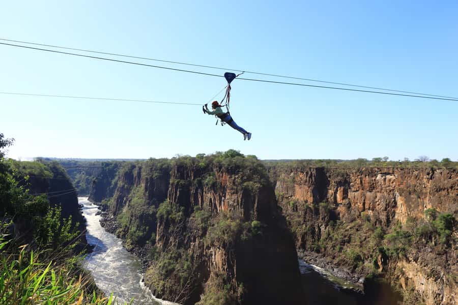 Victoria Falls: Half Day Flying Fox, Zip Line, & Gorge Swing - Zip Line: more speed, still plenty of views