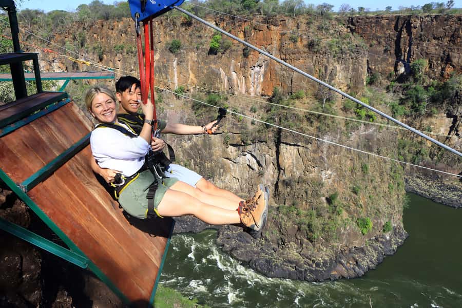 Victoria Falls: Half Day Flying Fox, Zip Line, & Gorge Swing - The safety briefing comes first