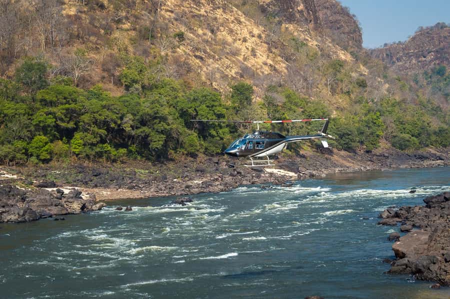 Victoria Falls Helicopter Flights - The 15-minute flight: focused views of the falls