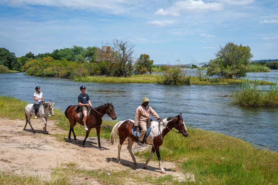 Victoria Falls National Park: Horseback Safari - Along the Zambezi River above Victoria Falls