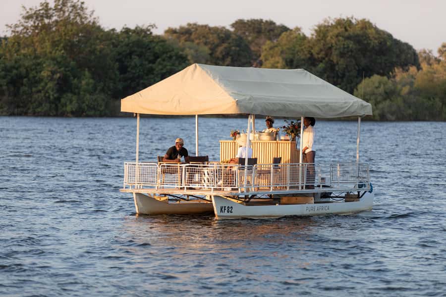 Victoria Falls: Private Sunset Cruise on the Zambezi River - A private way to meet the Zambezi
