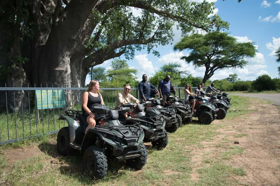 Victoria Falls Quad Bike Adventure - One hour across dusty and muddy tracks