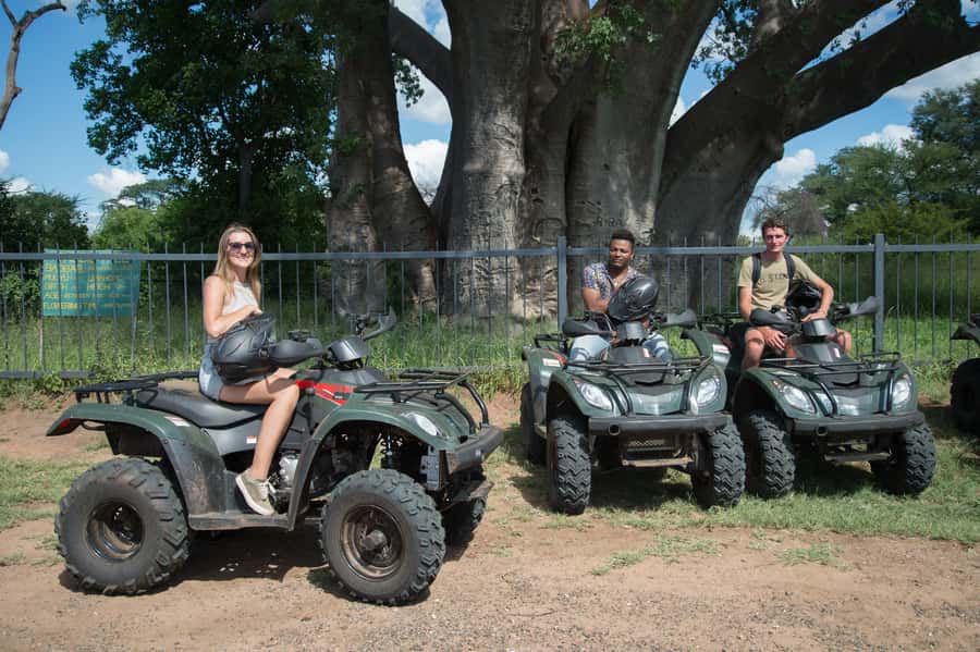Victoria Falls Quad Bike Adventure - Starting at the Victoria Falls Rainbow Hotel