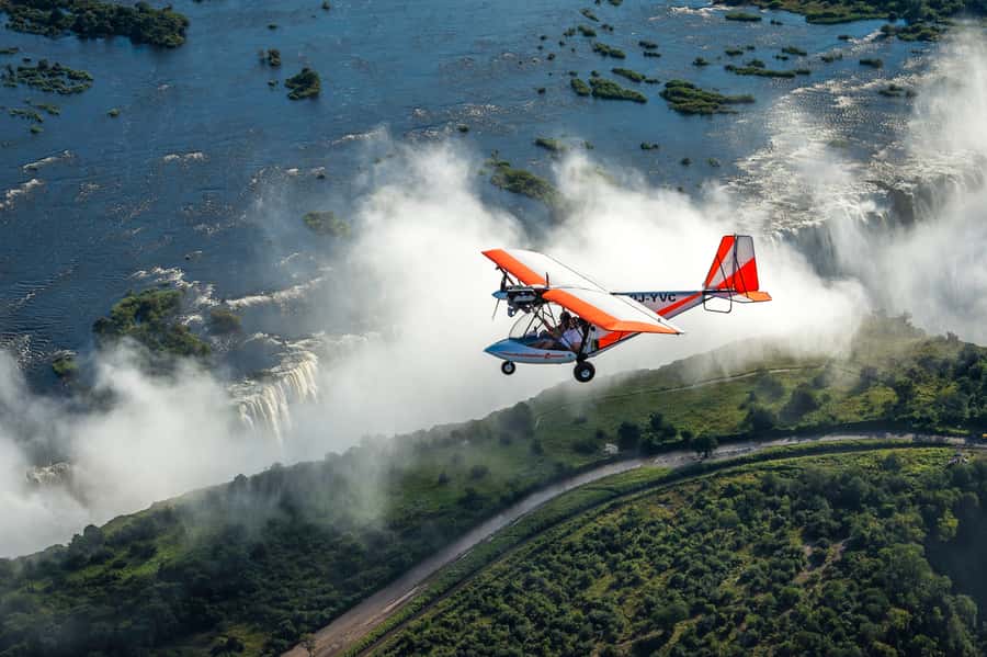 Victoria Falls: Scenic Microlight Flight - The 30-minute flight: river views and a flying safari