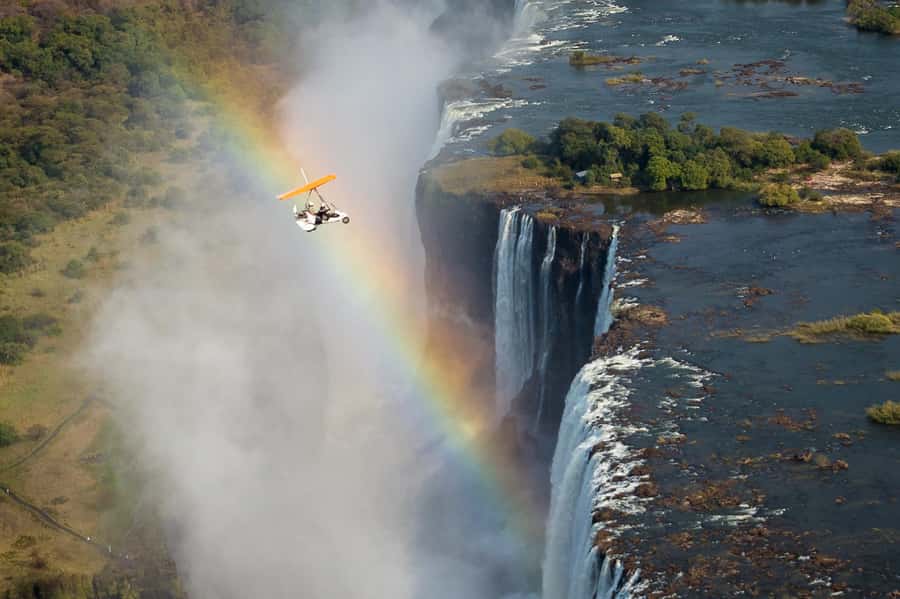 Victoria Falls: Scenic Microlight Flight - The transfer from Livingstone to the airfield