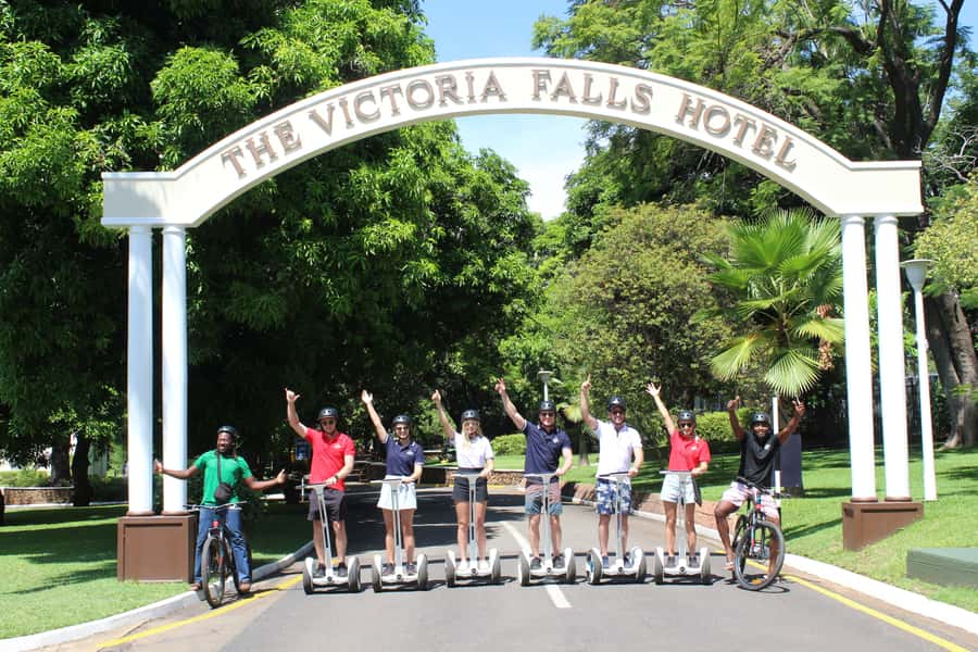 Victoria Falls Segway Tour - Following four kilometers of Zambezi Drive