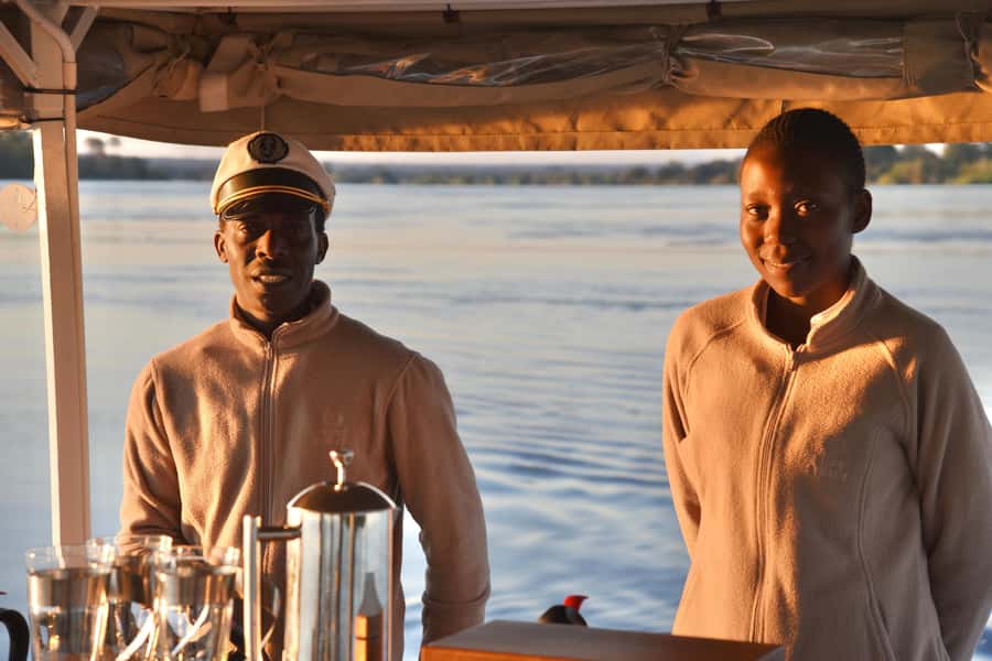 Victoria Falls: Sunrise Cruise on the Zambezi River - Leaving Victoria Falls before the day heats up