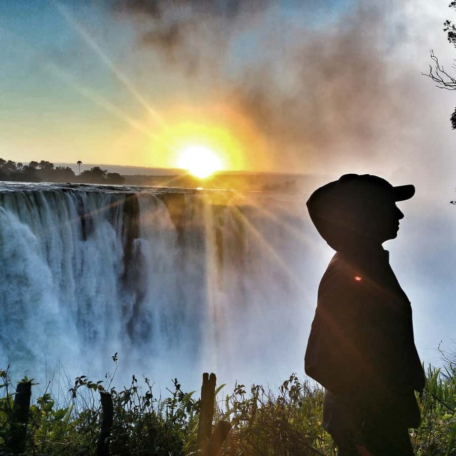 Victoria Falls Sunrise Photography Tour - Choosing your first viewpoint at Victoria Falls