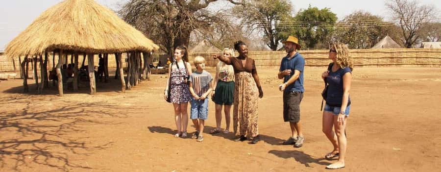 Victoria Falls: Village Tour with Traditional Food Tasting - Meeting a family in Monde village
