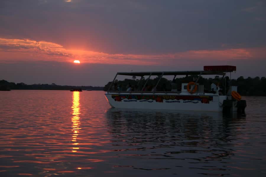 Victoria Falls: Zambezi River Sunset Cruise - Upstream along the Zambezi