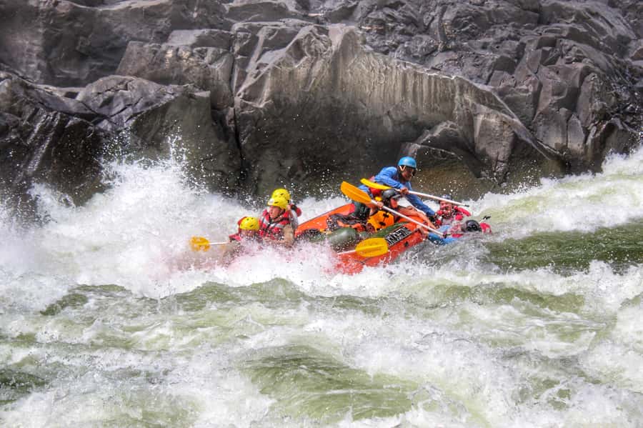 Victoria Falls: Zambezi Whitewater Rafting & Sunset Cruise - Seven hours of Zambezi whitewater rafting
