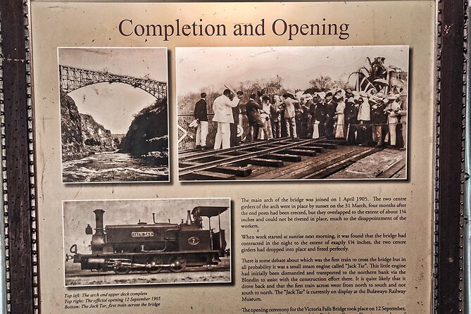Walking Safari to the Falls, Bridge and beyond with Savannah - The small museum and scale model